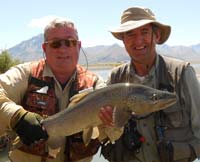 Alan Campbell can help you find the right fishing holes to hook a large trout.